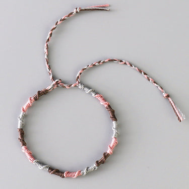 Tibetan Waterproof Spiral Woven Wax Thread 'DETERMINATION' Bracelet-BUY 2 ,GET a 3RD FREE!